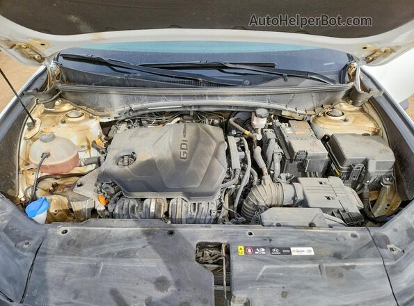 KM8JBCAE7NU148992 2022 HYUNDAI TUCSON White ძრავის განყოფილების ხედი