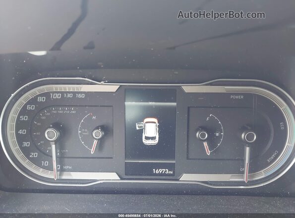 KM8JBCD10RU210747 2024 HYUNDAI TUCSON HYBRID Black Widok tylnych siedzeń