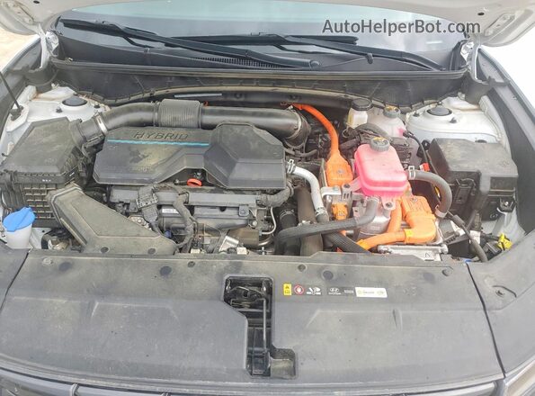 KM8JBCD15RU211683 2024 HYUNDAI TUCSON White Vista del compartimento del motor