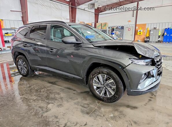 KM8JBCD17RU223477 2024 HYUNDAI TUCSON Серый Передняя правая четверть