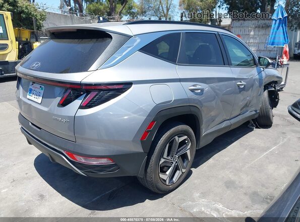 KM8JBDA25NU071082 2022 HYUNDAI TUCSON PLUG-IN HYBRID Silver უკანა მარჯვენა