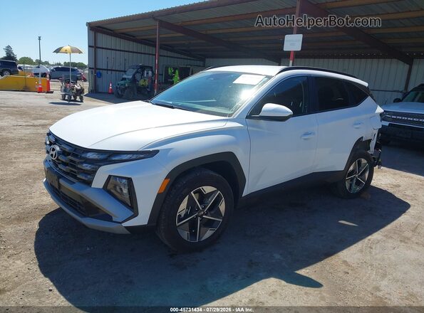 KM8JBDD27SU298023 2025 HYUNDAI TUCSON PLUG-IN HYBRID White Vista tres cuartos delantera izquierda