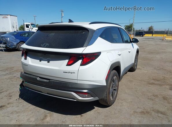 KM8JBDD27SU298023 2025 HYUNDAI TUCSON PLUG-IN HYBRID White Trasero derecho