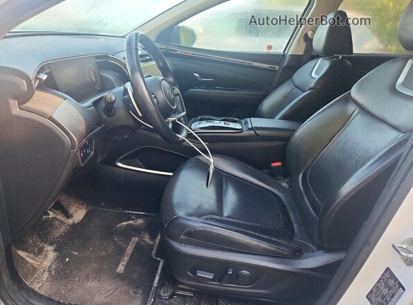 KM8JCCA11NU024985 2022 HYUNDAI TUCSON White წინა სალონის ხედი