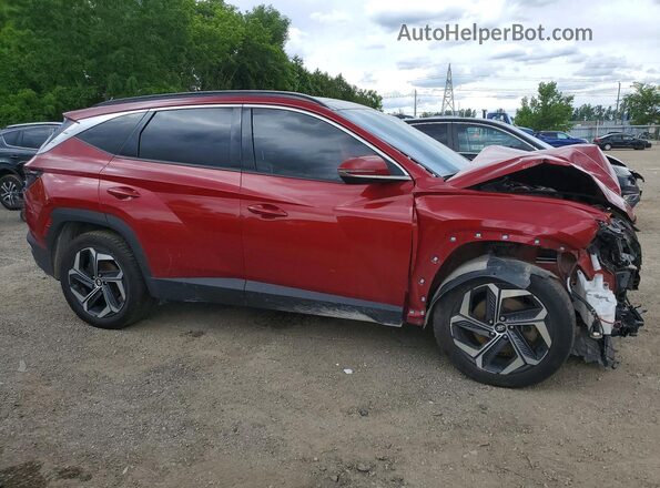 KM8JCCA17NU083006 2022 HYUNDAI TUCSON Red Front right
