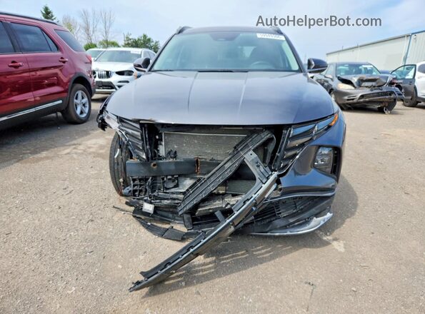 KM8JCCAE2NU162277 2022 HYUNDAI TUCSON Gray წინა ხედი