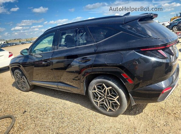 KM8JCCD10RU141278 2024 HYUNDAI TUCSON Black Trasero izquierdo