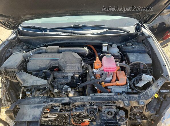 KM8JCCD10RU141278 2024 HYUNDAI TUCSON Black Vista del compartimento del motor