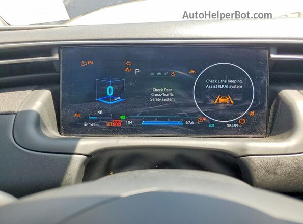 KM8JCCD14RU212417 2024 HYUNDAI TUCSON Blue Սարքավորումների վահանակի տեսք