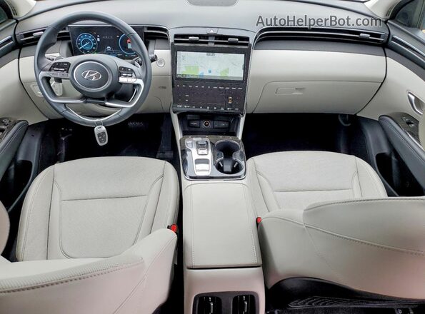 KM8JCCD14RU213535 2024 HYUNDAI TUCSON White Dashboard view