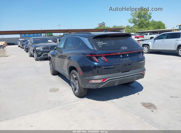 KM8JCCD1XRU182050 2024 HYUNDAI TUCSON HYBRID Dark Blue Задняя левая четверть