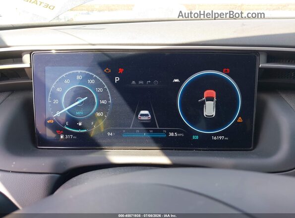 KM8JCCD1XRU182050 2024 HYUNDAI TUCSON HYBRID Dark Blue Вид задних сидений