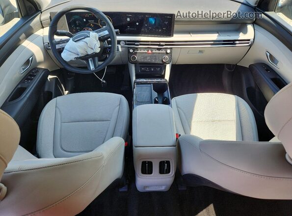 KM8JCDD14SU389917 2025 HYUNDAI TUCSON Gray Dashboard view