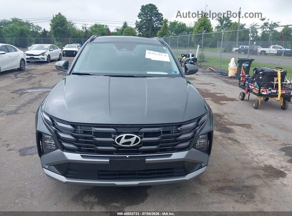 KM8JCDD15SU341942 2025 HYUNDAI TUCSON HYBRID Серый Вид задней части салона