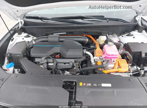 KM8JCDD16SU386744 2025 HYUNDAI TUCSON HYBRID White უკანა ხედი