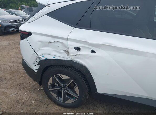 KM8JCDD16SU386744 2025 HYUNDAI TUCSON HYBRID White წინა ხედი