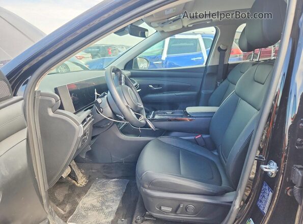 KM8JCDD17SU332689 2025 HYUNDAI TUCSON Black Widok wnętrza z przodu