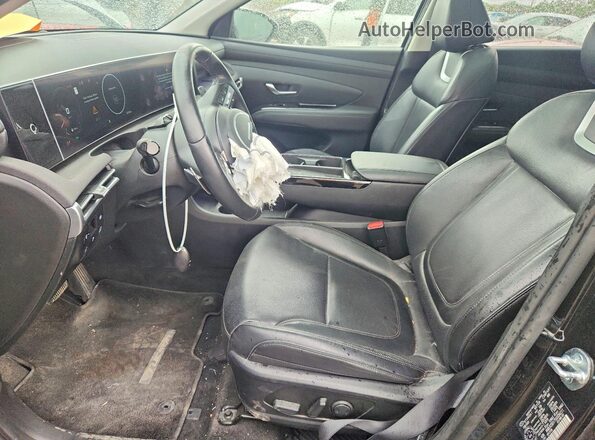 KM8JCDD17SU336211 2025 HYUNDAI TUCSON Black Widok wnętrza z przodu
