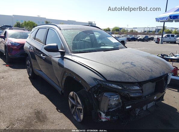 KM8JCDD1XSU341497 2025 HYUNDAI TUCSON HYBRID Gray Vista interior de 360 grados