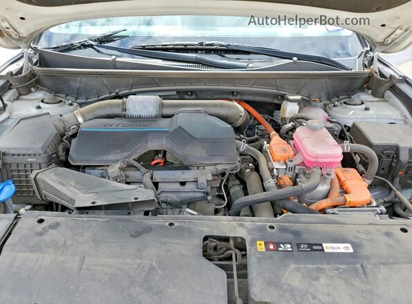 KM8JECA11PU087131 2023 HYUNDAI TUCSON Silver Շարժիչի բաժամունքի տեսք