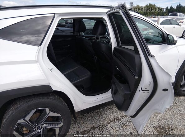 KM8JECA14NU078663 2022 HYUNDAI TUCSON HYBRID White Vista de la etiqueta del VIN