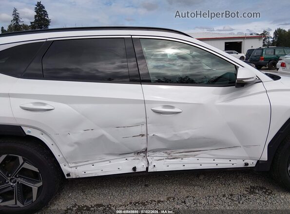 KM8JECA14NU078663 2022 HYUNDAI TUCSON HYBRID White Vista frontal