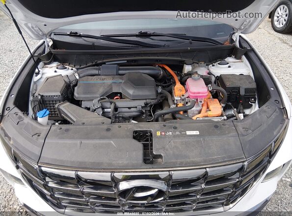KM8JECA14NU078663 2022 HYUNDAI TUCSON HYBRID White Vista trasera