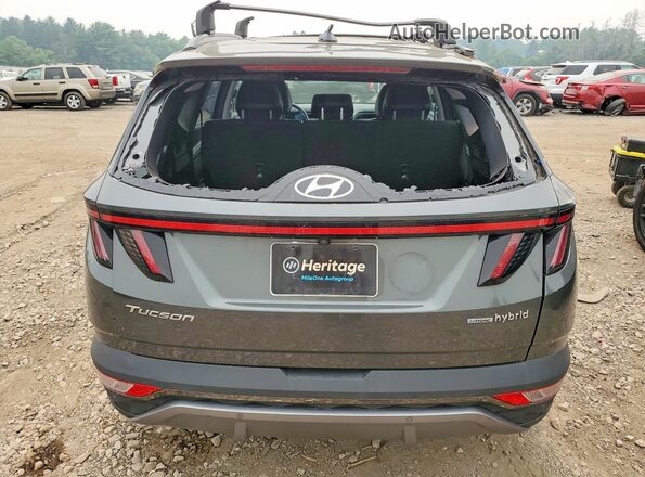 KM8JECA15NU016883 2022 HYUNDAI TUCSON Gray უკანა ხედი