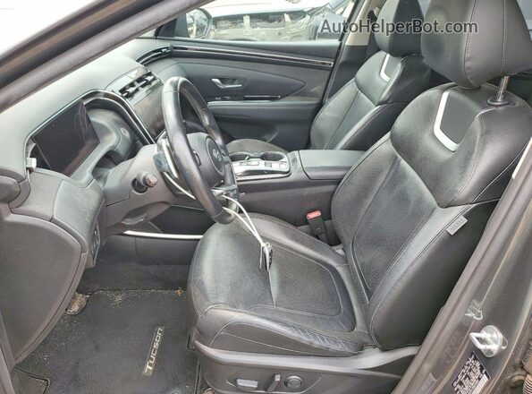 KM8JECA15NU016883 2022 HYUNDAI TUCSON Gray წინა სალონის ხედი