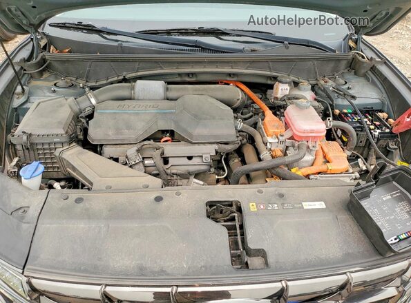 KM8JECA15NU016883 2022 HYUNDAI TUCSON Gray უკანა სალონის ხედი