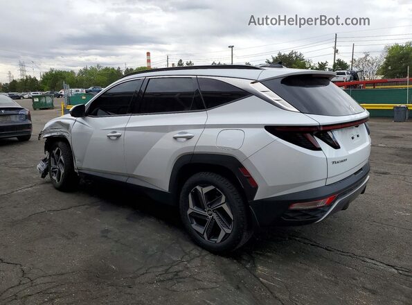 KM8JECA16NU083380 2022 HYUNDAI TUCSON White Задня ліва чверть