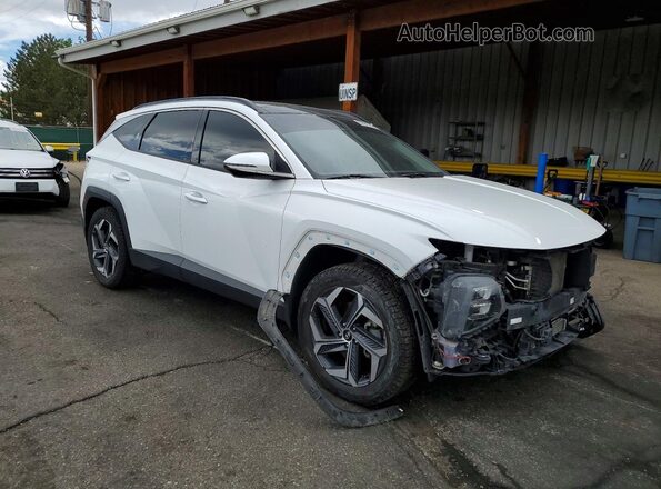 KM8JECA16NU083380 2022 HYUNDAI TUCSON White Передня права чверть