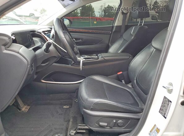 KM8JECA16NU083380 2022 HYUNDAI TUCSON White Вид салону спереду