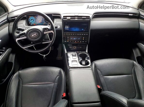 KM8JECA16NU083380 2022 HYUNDAI TUCSON White Вид панелі приладів