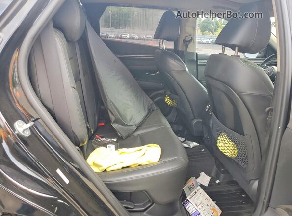 KM8JECA17NU014763 2022 HYUNDAI TUCSON Black Vista de los asientos traseros