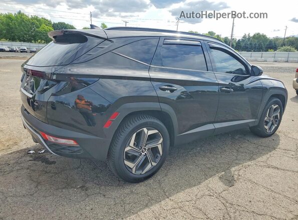 KM8JECA17NU014763 2022 HYUNDAI TUCSON Black Trasero derecho