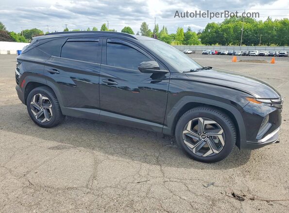 KM8JECA17NU014763 2022 HYUNDAI TUCSON Black Delantero derecho