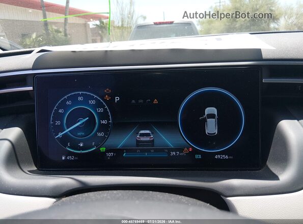 KM8JECA17PU112159 2023 HYUNDAI TUCSON HYBRID White Հետևի նստատեղերի տեսք