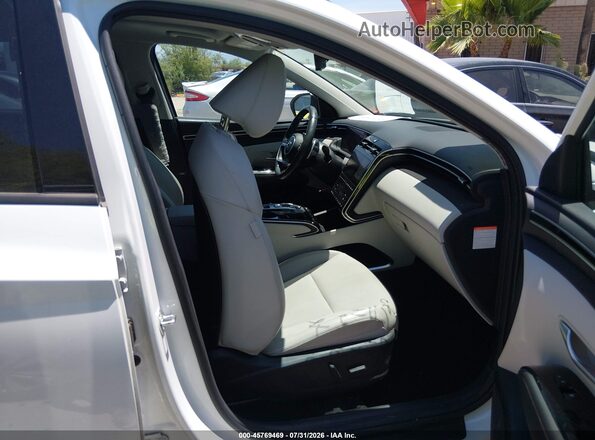 KM8JECA17PU112159 2023 HYUNDAI TUCSON HYBRID White Սալոնի դիմացի տեսք