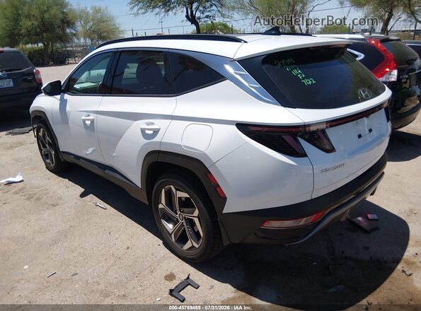 KM8JECA17PU112159 2023 HYUNDAI TUCSON HYBRID White Հետևի ձախ