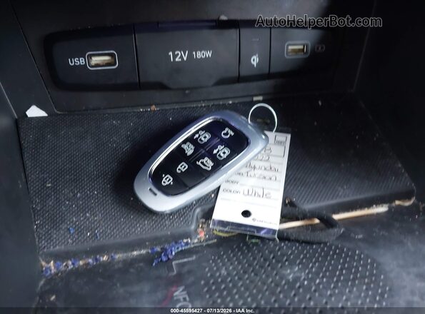KM8JECAE3NU133199 2022 HYUNDAI TUCSON Белый Вид подкапотного пространства