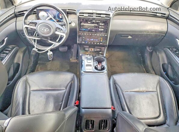 KM8JECAE7PU192534 2023 HYUNDAI TUCSON Blue წინა პანელის ხედი