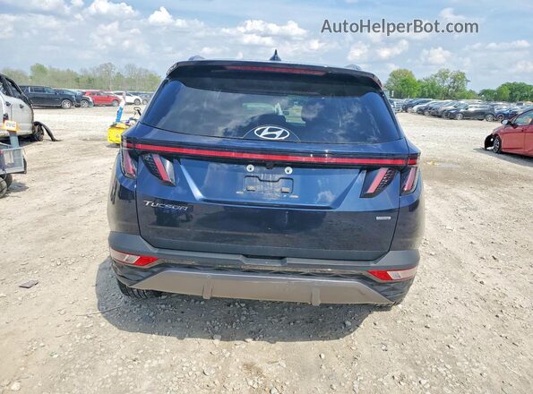 KM8JECAE7PU192534 2023 HYUNDAI TUCSON Blue უკანა ხედი