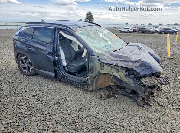 KM8JECD17RU165250 2024 HYUNDAI TUCSON Черный Передняя правая четверть