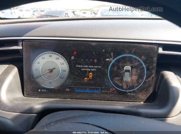 KM8JF3AE0NU105986 2022 HYUNDAI TUCSON Black Вид задніх сидінь