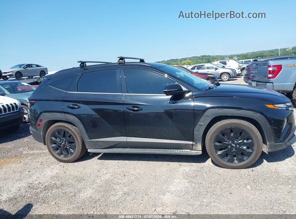 KM8JF3AE0NU105986 2022 HYUNDAI TUCSON Black Вид щитка приладів