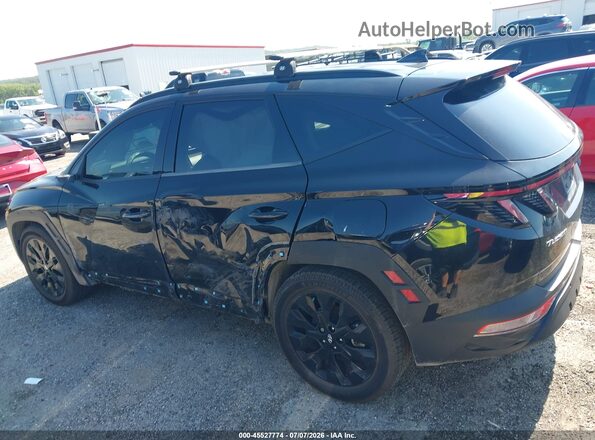 KM8JF3AE0NU105986 2022 HYUNDAI TUCSON Black Вид задньої частини салону