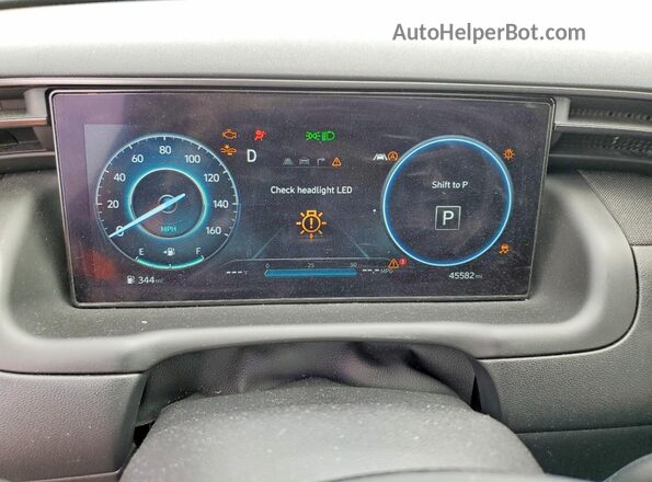 KM8JF3AE1PU178769 2023 HYUNDAI TUCSON Gray Սարքավորումների վահանակի տեսք