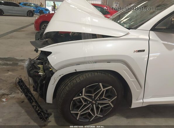 KM8JF3AE4NU115436 2022 HYUNDAI TUCSON White წინა ხედი