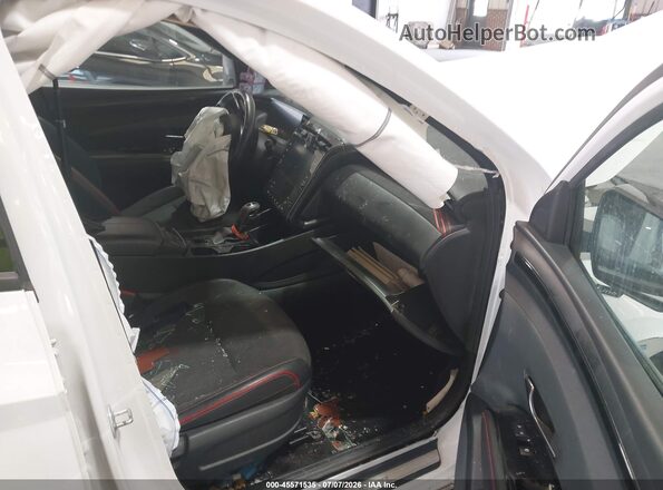 KM8JF3AE4NU115436 2022 HYUNDAI TUCSON White წინა სალონის ხედი